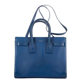 Saint Laurent Pre-owned Womens Sac De Jour Nano Handbag - Blue - One Size