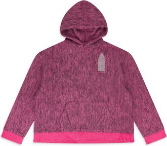 Who Decides War by Ev Bravado RED PYRAMID HOODED SWEATSHIRT