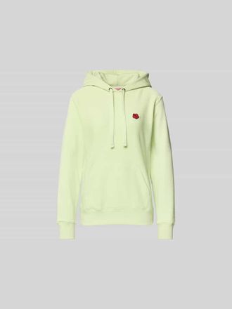 Kenzo Hoodie aus reiner Baumwolle in Hellgruen, Gr&ouml;&szlig;e XL