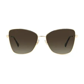 Jimmy Choo London Butterfly Full Rim Sunglasses - Gold
