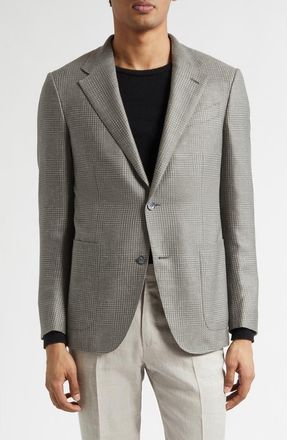 Ermenegildo Zegna Fairway Cashmere Blend Sport Coat in Dark Taupe at Nordstrom, Size 42 Us