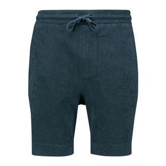 HUGO BOSS Korte Broeken, Heren, Blauw, 2Xl, Katoen, Doubletowel Shorts