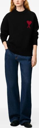 Ami Ami Pull Col Rond Ami De Coeur