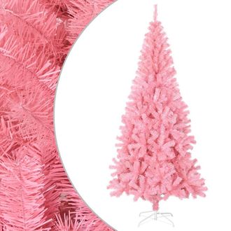 vidaXL Rbol De Navidad Artificial Con Soporte Pvc Rosa 240 Cm Vidaxl