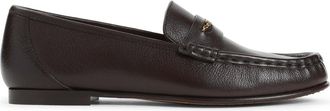 Chloé Sooty Brown Leather Loafers-Donna