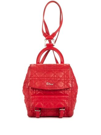 Dior small Stardust leather backpack - Red