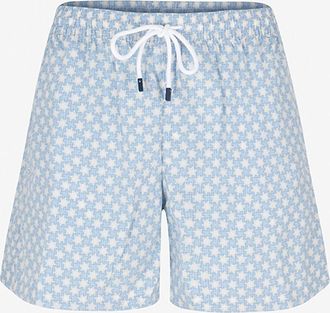 Fedeli Badeshorts mit Schneeflockenmotiv Madeira