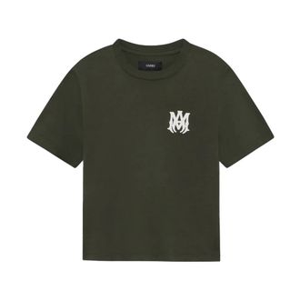 Amiri T-Shirts, female, Green, L, MA Core Logo Tee