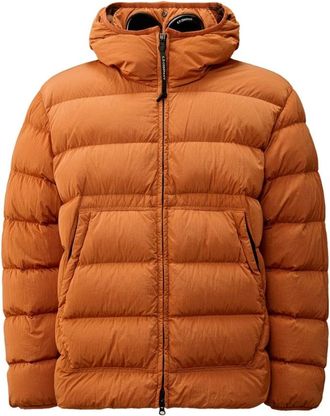 C.P. Company Chrome-R Goggle Bomberjack - Heren - Gewatteerde jassen - Oranje - L - Nylon - Jassen