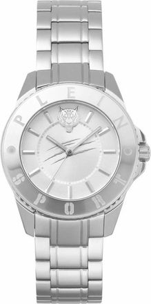 Plein Sport Glam Quartz Horloge - Dames - Accessoires - Grijs - Maat: ONE Size
