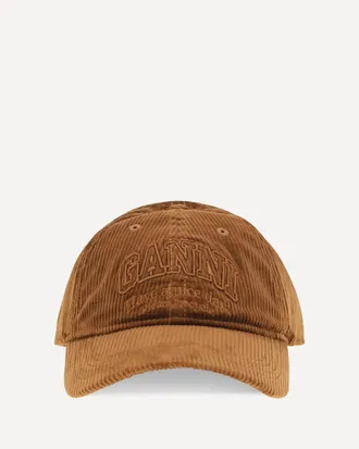 Ganni Corduroy Cap Female UNI