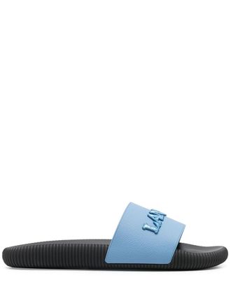 Lanvin Sandali con logo - Blu
