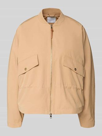 Rich & Royal Jacke mit Zweiwege-Rei&szlig;verschluss in Camel, Gr&ouml;&szlig;e 34