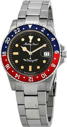 Mathey-Tissot Mathey Vintage Automatic Blue and Red Pepsi Bezel 40 mm Mens Watch H900ATR