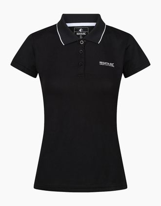 Regatta Womens Regatta Womens/Ladies Maverick V Polo Shirt - Black - Size: 14