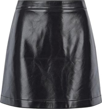 Sessun Falda de Vinilo Abby - Skirts - Mujer - Negro - 2XS