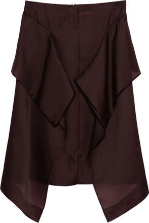 Khaite Gonna Nina con ruches - Viola