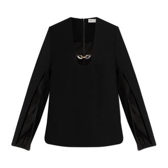Tory Burch Mujer, Camisetas, Negro, Talla: S