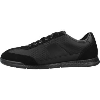 HUGO BOSS Heren, Schoenen, Zwart, Maat: 42 EU Synthetisch