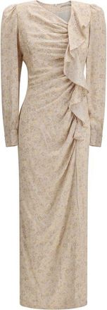 Alessandra Rich Silk Casual Womens Dress