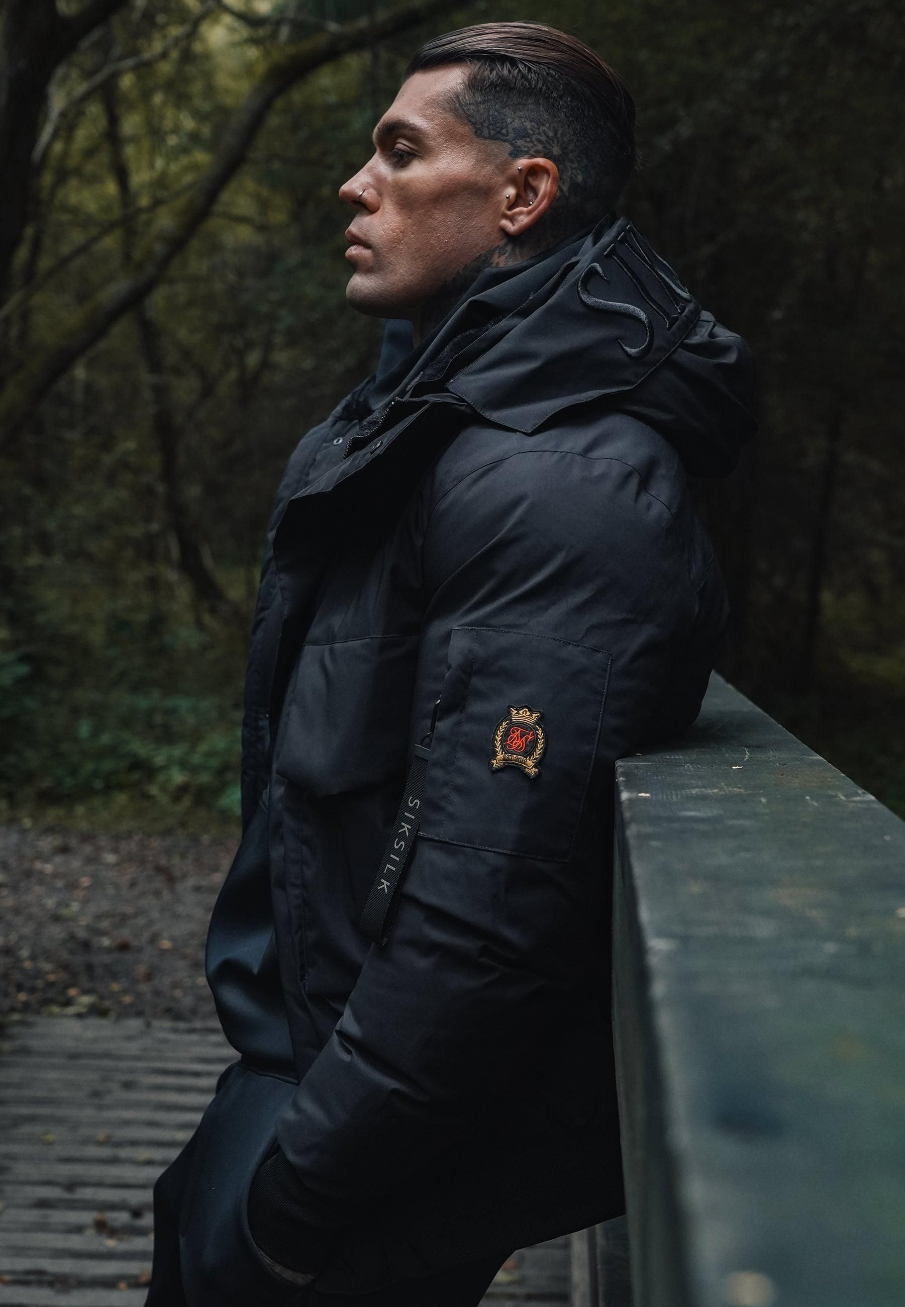 Khujo Herren warme Winter Steppjacke mit innenliegenden