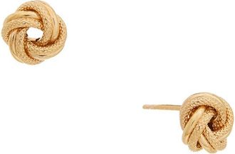 Italian Gold, Inc 10K Florentine Polished Love Knot Earrings
