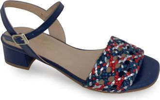 Brenda Zaro Womens Enya Sandal In Navy/mult