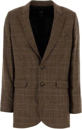 A.P.C. Annie Blazer - Dames - Blazers - Bruin - XS - Wol - Jassen
