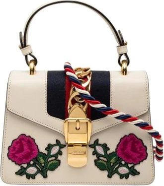 Gucci Pre-owned Handbags, female, White, Size: ONE SIZE Pre-owned The Sylvie