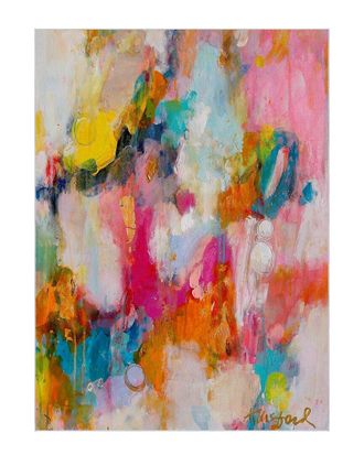 Empire Art Direct A Colorful Mindset Washable Abstract Art Area Rug