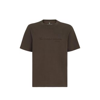 Brunello Cucinelli T-shirt With Embroidery And Print