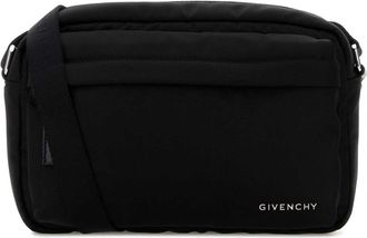 Givenchy Black Fabric Essential U Crossbody Bag