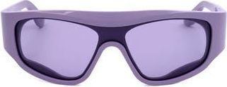 Retro Superfuture 58mm Wrap Sunglasses in Purple at Nordstrom Rack