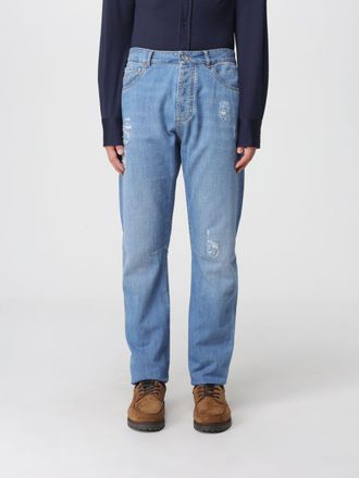 Brunello Cucinelli Jeans straight Brunello Cucinelli in denim di cotone