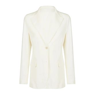 Eleventy Dames, Jassen, Wit, Maat: XS Katoen