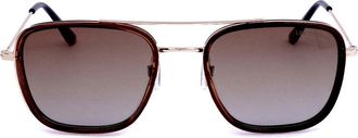 Lee Cooper LC1022 Polarized C03 Mens Sunglasses Brown Size 54