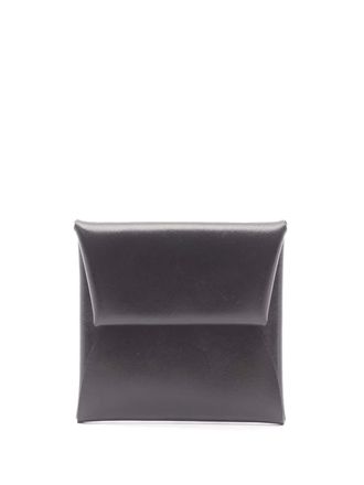 Herm&egrave;s 2023 Calfskin Bastia Purse coin pouch - women - Calf Leather - One Size - Black