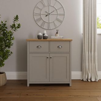 GFW Lancaster Compact Sideboard in Grey