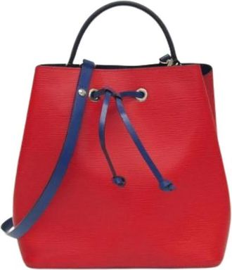 Louis Vuitton Pre-owned neonoe M54365 - Dames - Vintage Tas - Rood - ONE Size - Leer - Vintage