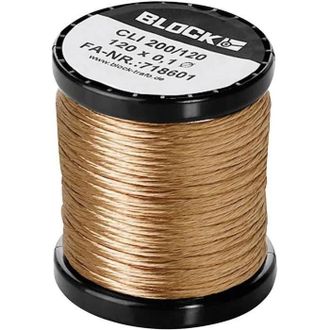 BLOCK Bobina De Hilo De Cobre Esmaltado 0,10 Mm 24 Metros Sin Hal&oacute;genos