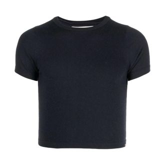 Extreme Cashmere Blue Cotton-Cashmere T-shirt