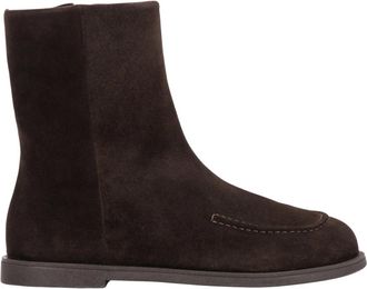 Estro & Luminara Enkellaarsjes - Dames - Enkellaarsjes - Bruin - 39 EU - Leer - Schoenen