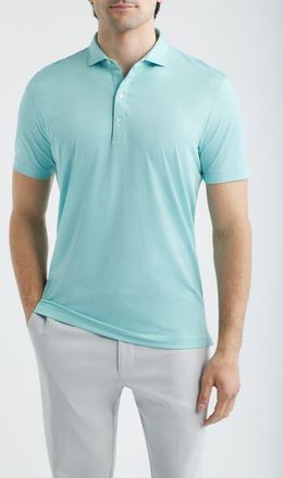 Johnnie-O Lyndon Classic Fit Polo in Tropical Celeste at Nordstrom, Size Xx-Large