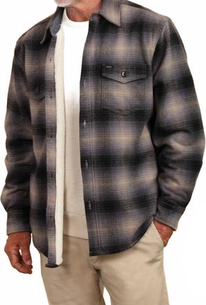 True Grit Sky Ridge Summit Shirt Jacket In Indigo