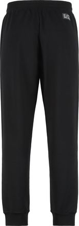 Emporio Armani Mens Cotton Track Pants Black