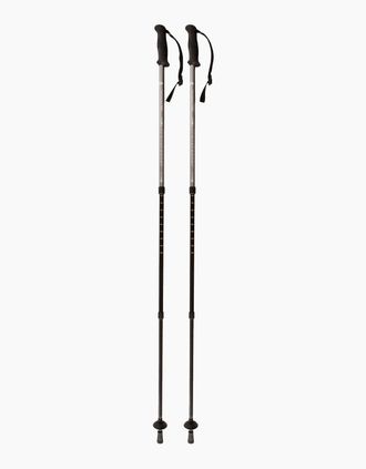 Trespass Mens Trespass Transduo 2 Piece Walking Pole Set - Grey - Size: ONE size