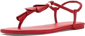 Kate Spade New York Lily Thong Sandals Womens Sandals Heirloom Tomato : 6.5 M, Leather