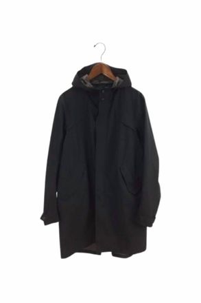 Herno Mens Hooded Coat In Black