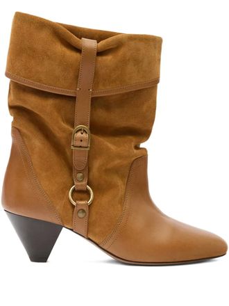 Isabel Marant 55mm Darner buckled boots - Brown