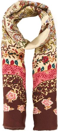 Valentino Garavani Silky Scarves, female, Multicolor, Size: ONE SIZE Printed Silk Foulard